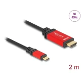 Delock USB-C > HDMI 8K 60Hz 2m