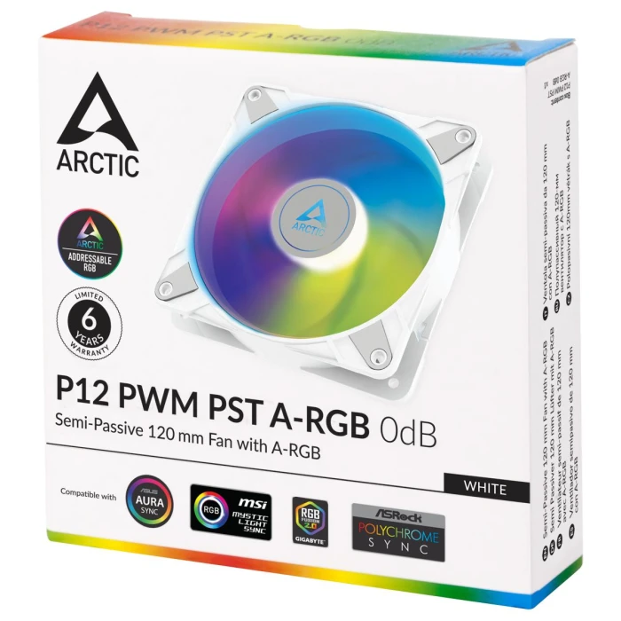 ARCTIC P12 A-RGB White