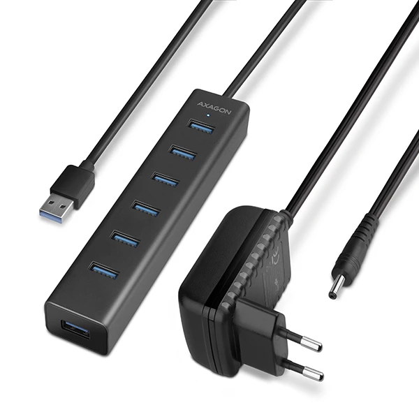 AXAGON HUE-SA7BP USB3.0 CHARGING hub