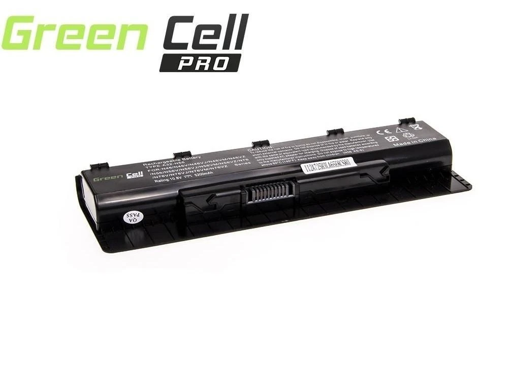 Батерия  за лаптоп GREEN CELL, Asus G56 N46 N56 N56DP N56V N56VM N56VZ N76 A32-N56, 10.8V, 5200mAh