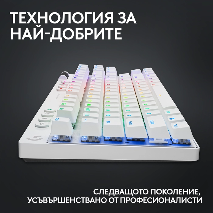Logitech G Pro X TKL White Lightspeed Tactile Switch