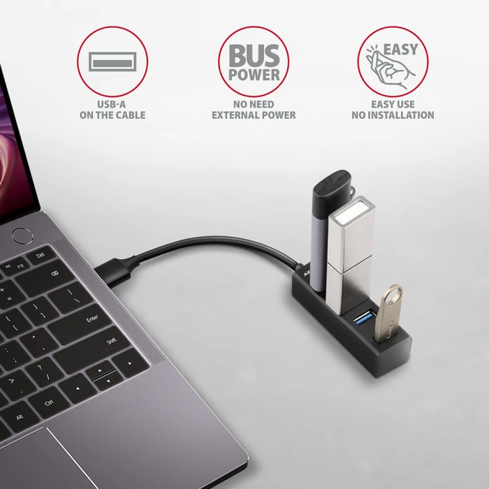 AXAGON HUE-M1A USB-A MINI hub