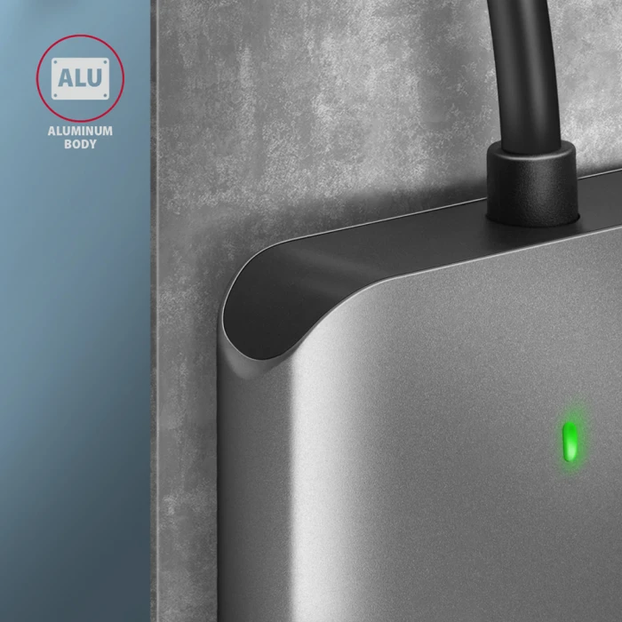 AXAGON Aluminum USB-C card reader