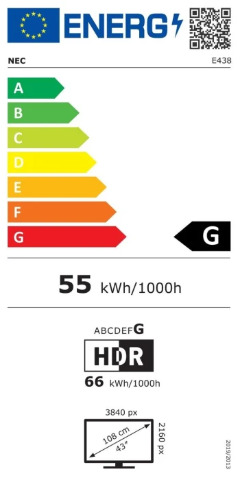 NEC MultiSync E438