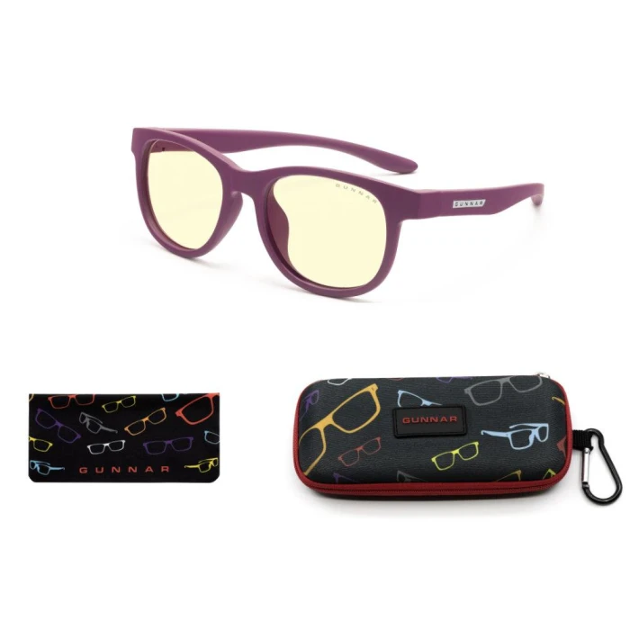 GUNNAR Rush Kids Small - Amber Natural Purple
