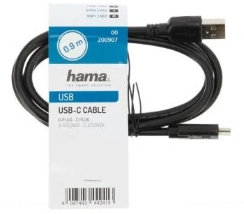 HAMA USB-C > USB-А 2.0 - 0.9m