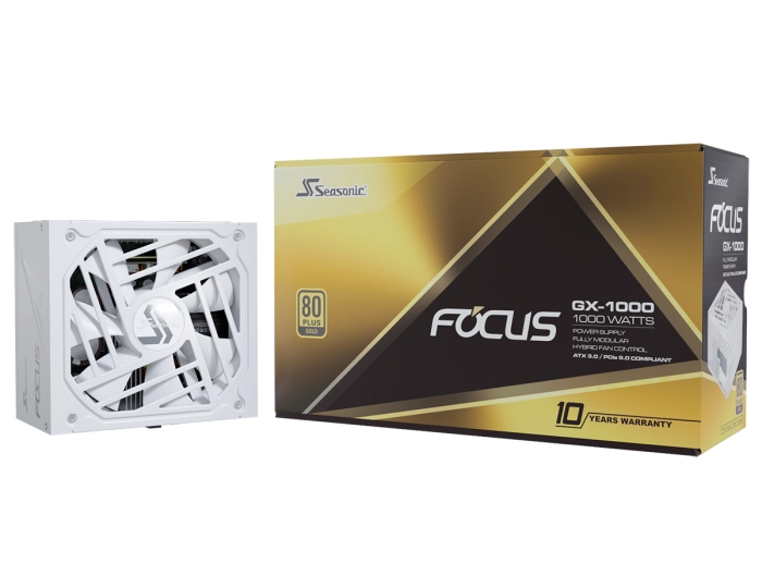 SEASONIC FOCUS GX-1000 White ATX 3.0 Gold 1000W