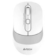 Безжична мишка A4tech FB10C Fstyle Grayish White , Bluetooth, 2.4GHz, Литиево-йонна батерия, Бял