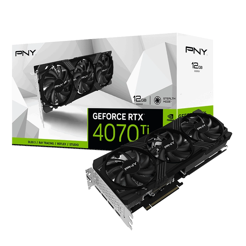 PNY GeForce RTX 4070 TI 12GB VERTO Triple Fan GDDR6X