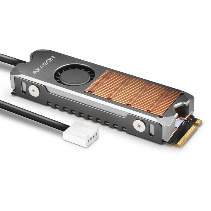AXAGON CLR-M2FAN heatsink for M.2 SSD