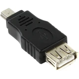 VCom Адаптер Adapter USB AF/Mini USB 5P M - CA411