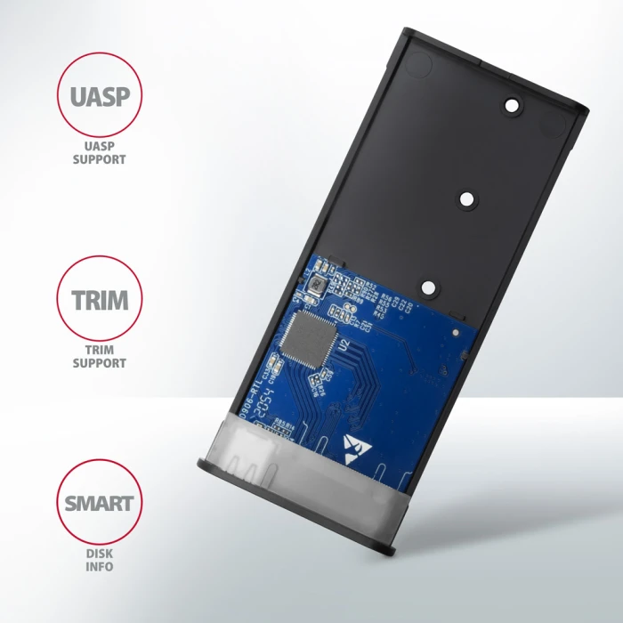 AXAGON EEM2-SB2 M.2 NVMe & SATA SSD