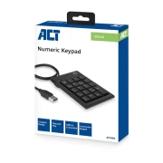 Цифрова клавиатура ACT AC5480, USB, Черен