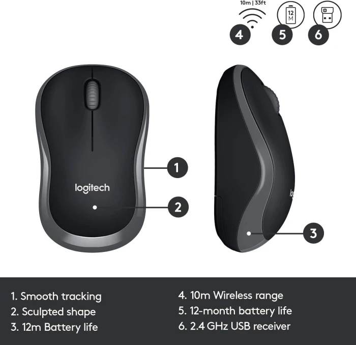 Logitech MK330 Kомплект Безжичен
