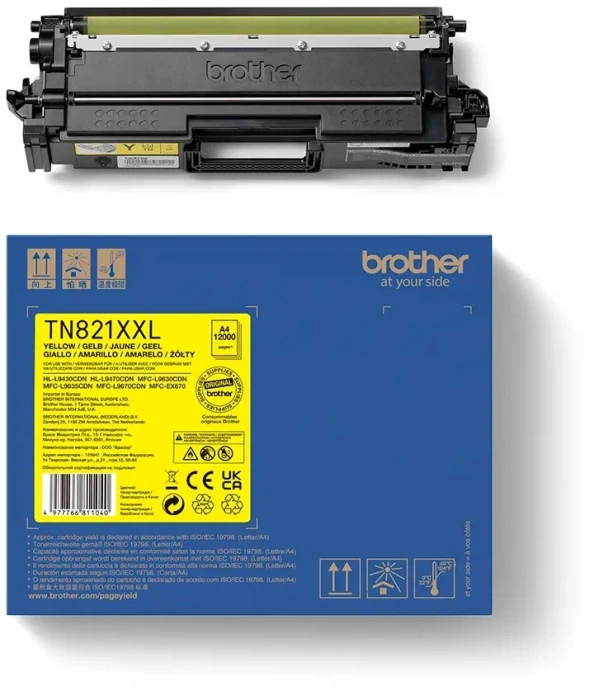 Brother TN-821XXLY Toner - Yellow