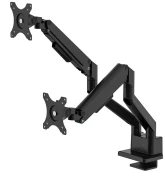 Neomounts by Newstar Next Slim Desk Mount, double display (topfix clamp & grommet)