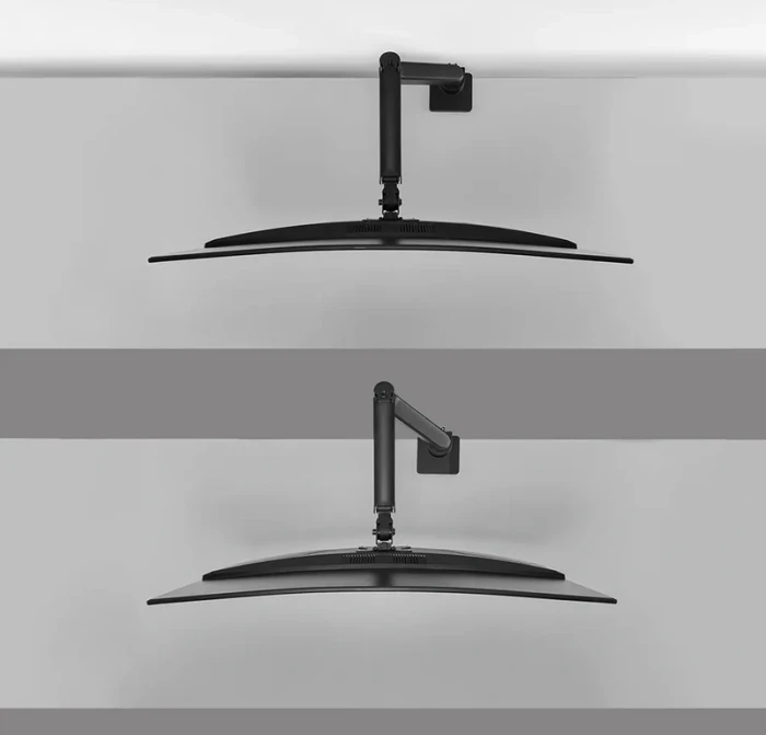 Neomounts by Newstar Next Core Desk Mount 1 Ultra Wide Curved screen (topfix clamp & grommet)