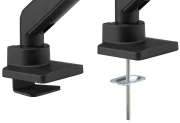 Neomounts by Newstar Next Core Desk Mount 1 Ultra Wide Curved screen (topfix clamp & grommet)