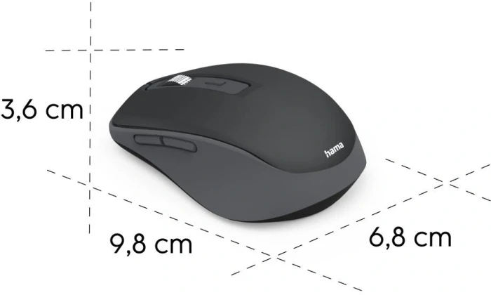 HAMA WM-450 Wireless - Black