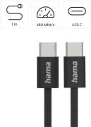 HAMA USB-C 2.0 60W - 1.0m