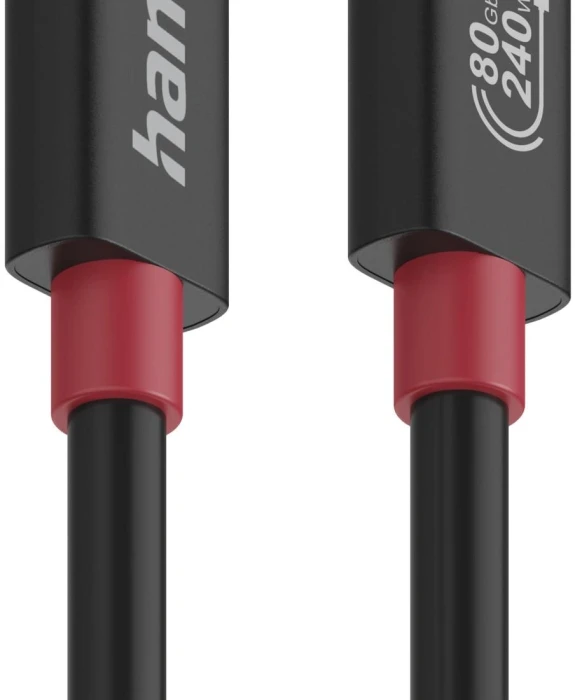 HAMA USB4-C 80Gbit/s 5A 240W - 1.0m