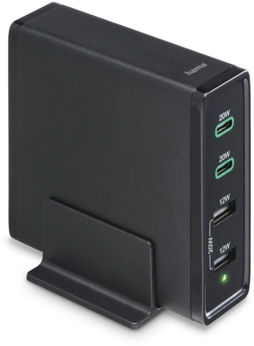 HAMA Зарядна станция 4 порта 60W