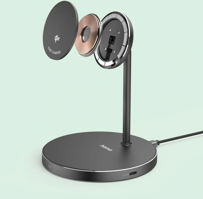 HAMA Безжична зарядна станция Qi2 15W
