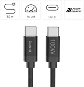 Hama USB-C 100W - 3.0m