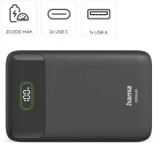 HAMA PD20-W20 батерия - 20000 mAh