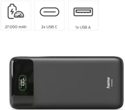 HAMA PD27-W65 батерия - 27000 mAh