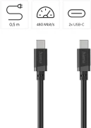 HAMA USB-C 60W - 0.5m