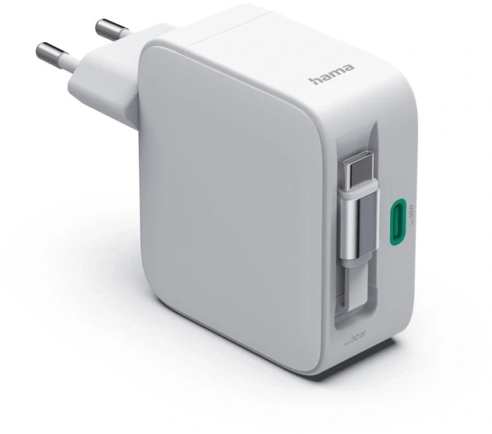 HAMA Бързо зарядно GaN 30W