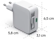HAMA Бързо зарядно GaN 30W