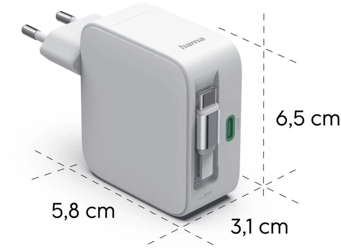 HAMA Бързо зарядно GaN 30W