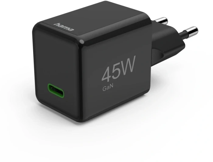 HAMA Бързо мини зарядно GaN 45W