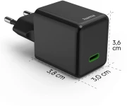 HAMA Бързо мини зарядно GaN 45W