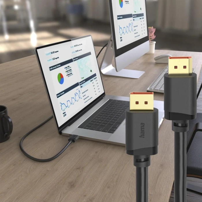 HAMA DisplayPort 2.1 80 Gbit/s - 2.0m