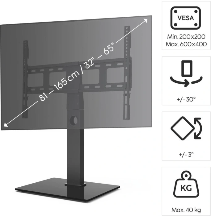 Стойка за TV Stand Fullmotion 65"