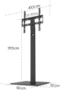 TV Стойка регулируема до 65" - 35кг