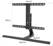 HAMA Стойка за TV Stand 65" 40кг