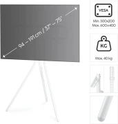 Стойка за TV Easel Design до 75" 40кг