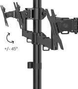 HAMA Стойка за 3 монитора 13" - 27"
