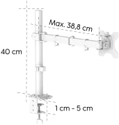 HAMA Стойка за монитор за бюро 35"