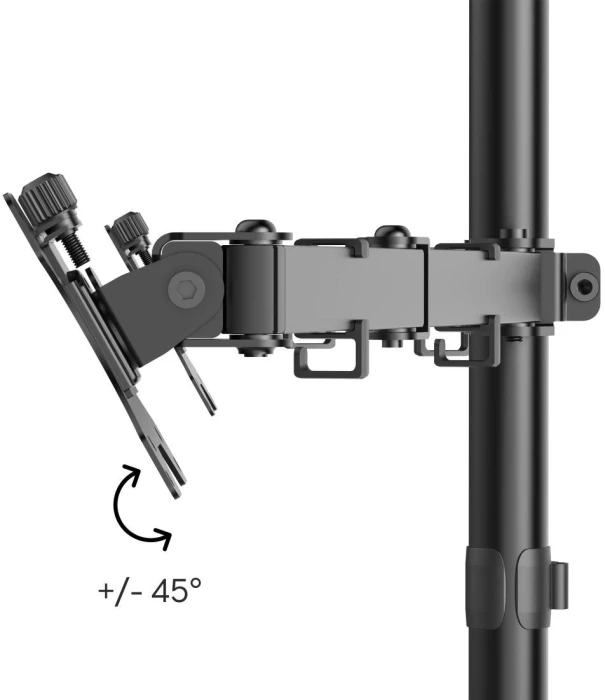 HAMA Стойка за 2 монитора 35" 12 кг