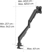HAMA Стойка за монитор за бюро 35"