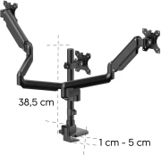 HAMA Стойка за 3 мониторa 32"