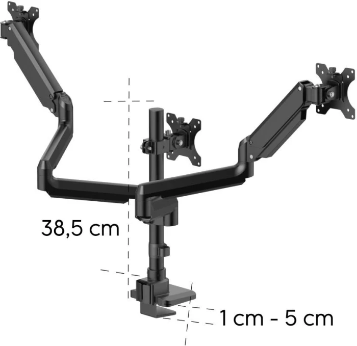HAMA Стойка за 3 мониторa 32"