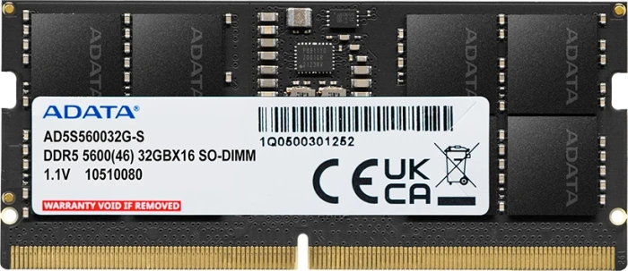 ADATA 16GB DDR5 5600MHz CL46 SO-DIMM
