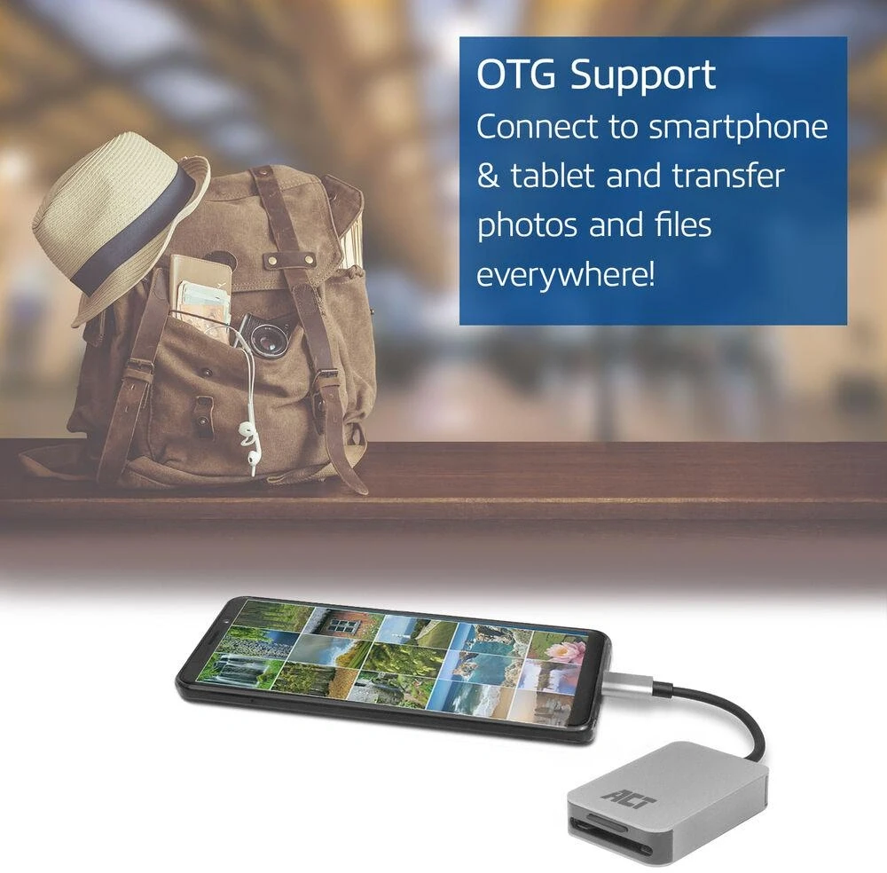 ACT AC7056 USB-C card reader