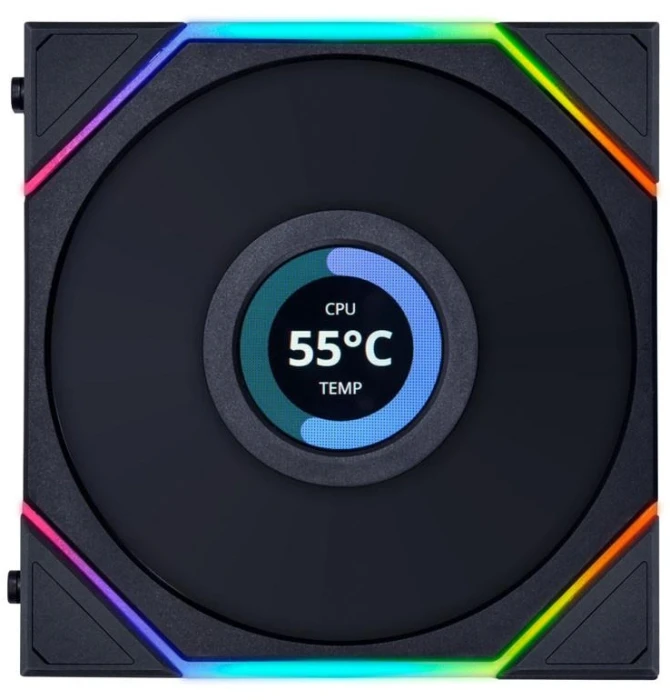 Lian Li UNI FAN TL LCD 120mm Black 3in1